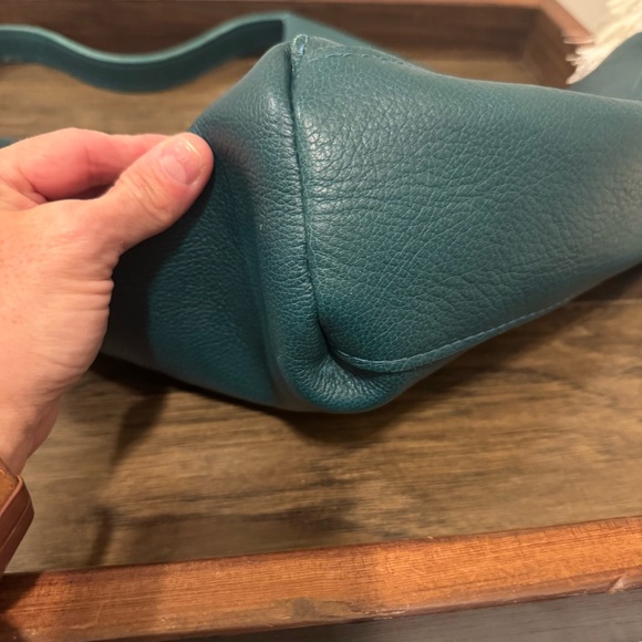 Portland Leather Goods Large Naomi Shoulder Bag in Sea Glass - Picture 7 of 9
